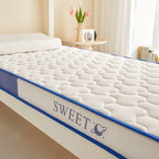 Natural Latex Thickened Memory Foam Mattress Foldable Tatami Soft Pad for Single or Double Bed in Home and Student Dorm