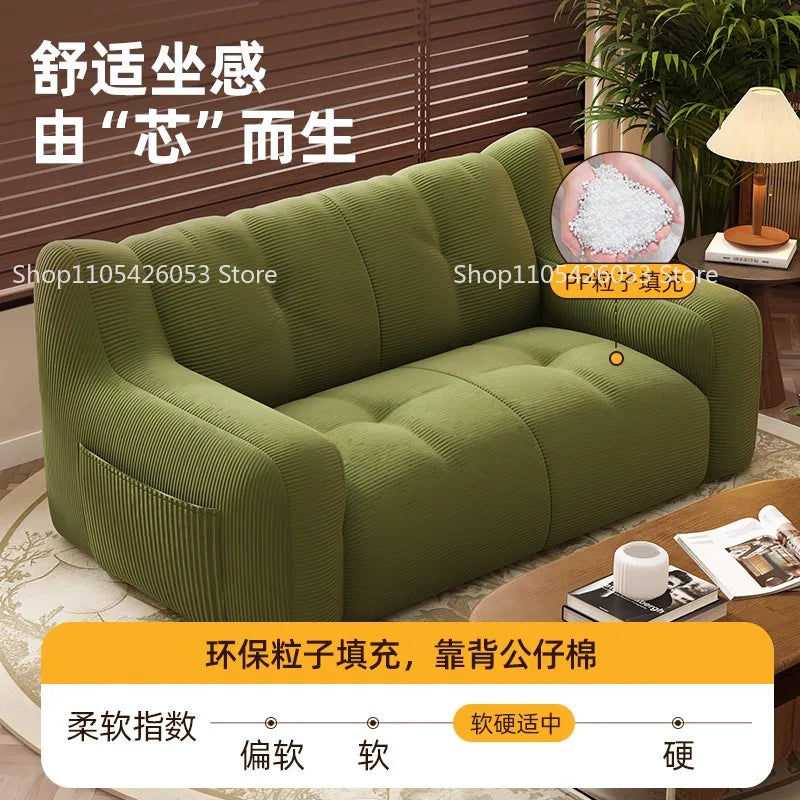 Lazy Sofa Bedroom Small Reclining Sleeping Rental Room Double Sofa Living Room Leisure Single Nest Chair Sofa