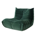 Single Seat Foam Armless Couch Chair Lazy Floor Sofa Fireside Bean Bag Chair Sofa Lounger for Living Room Bedroom Chair