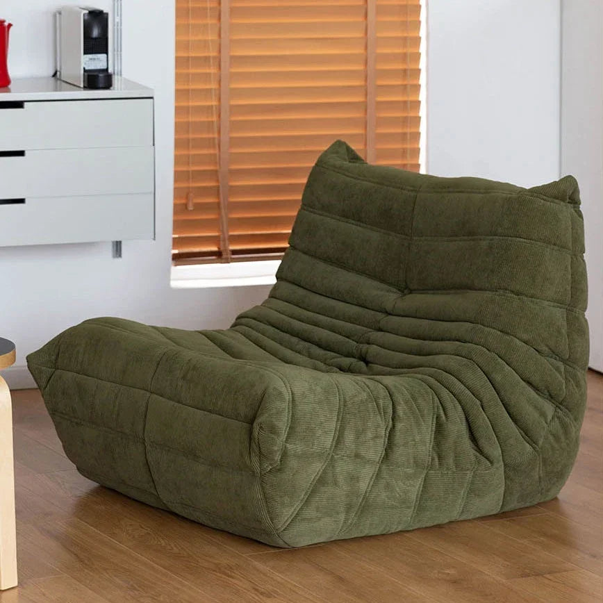 Bean Bag Chair Bean Bag Sofa Adults Comfortable Couch Corduroy Single Sofa Soft Comfy Floor Chairs Living Room Bedroom