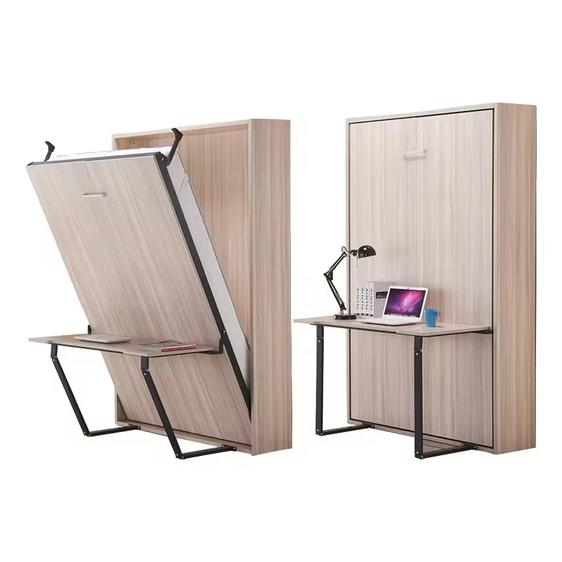 ￥%Factory Murphy Wall Space Saving Horizontal Rotating Folding Cabinet Foldable Bed Queen Size Frame Kit Mechanism with Mattress