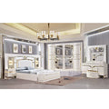 A Factory Price Luxury Bedroom Set Furniture King Size Bed Furniture with Led Light Bedroom Furniture Sets