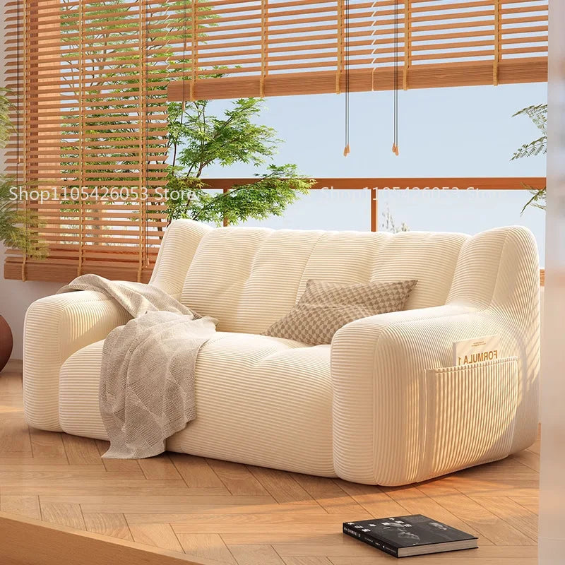 Lazy Sofa Bedroom Small Reclining Sleeping Rental Room Double Sofa Living Room Leisure Single Nest Chair Sofa