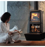 New Arrive True Fire Fireplace Home Firewood Burning Modern Indoor Villa Homestay Heating Cast Iron Wood Burning Stove