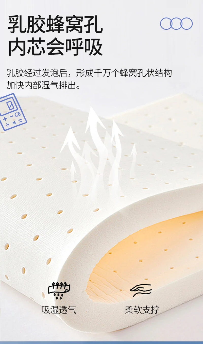 Natural Latex Thickened Memory Foam Mattress Foldable Tatami Soft Pad for Single or Double Bed in Home and Student Dorm