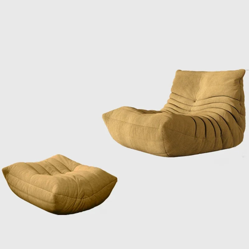 Bean Bag Chair Bean Bag Sofa Adults Comfortable Couch Corduroy Single Sofa Soft Comfy Floor Chairs Living Room Bedroom