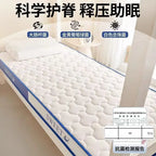 Natural Latex Thickened Memory Foam Mattress Foldable Tatami Soft Pad for Single or Double Bed in Home and Student Dorm