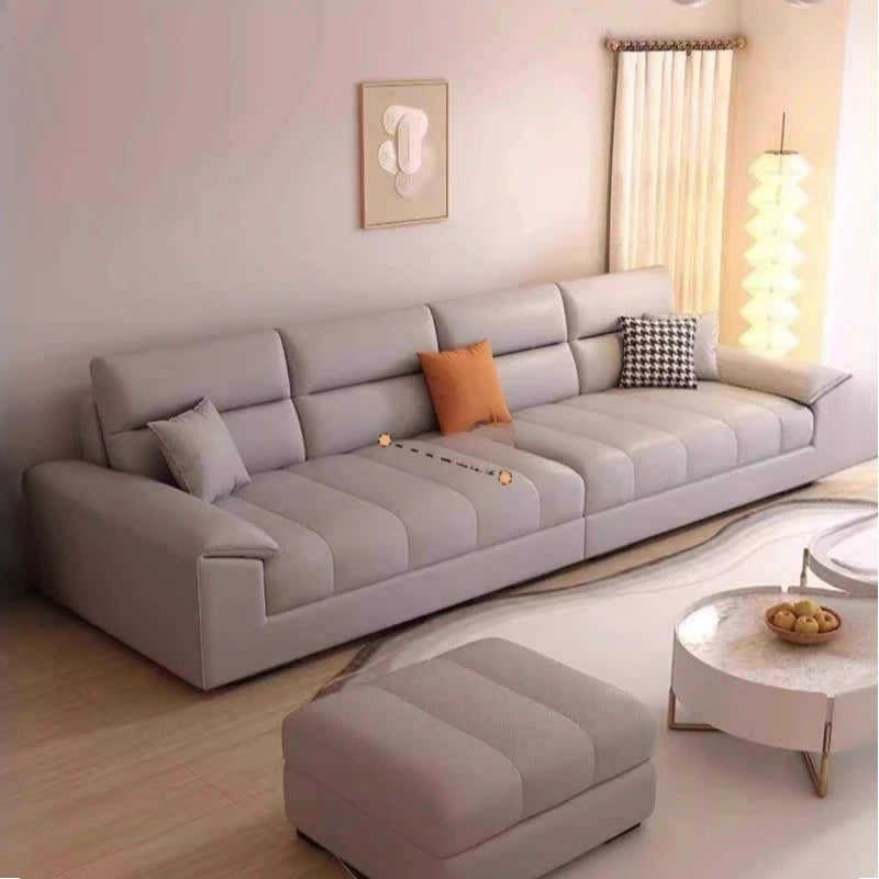 Arm Living Room Sofas Lounge Modular Lounges Lazy Living Room Sofas Sleeper Modern Leather Sillones Comprimidos Home Furniture