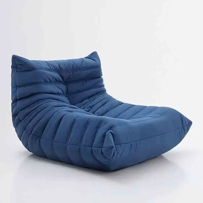 Single Seat Foam Armless Couch Chair Lazy Floor Sofa Fireside Bean Bag Chair Sofa Lounger for Living Room Bedroom Chair