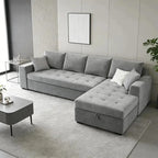 # Multi-Functional Modern Pull Out Corner Sofa Bed Living Room Furniture for with Storage and Table