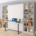 ￥%Factory Murphy Wall Space Saving Horizontal Rotating Folding Cabinet Foldable Bed Queen Size Frame Kit Mechanism with Mattress