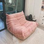 Single Seat Foam Armless Couch Chair Lazy Floor Sofa Fireside Bean Bag Chair Sofa Lounger for Living Room Bedroom Chair