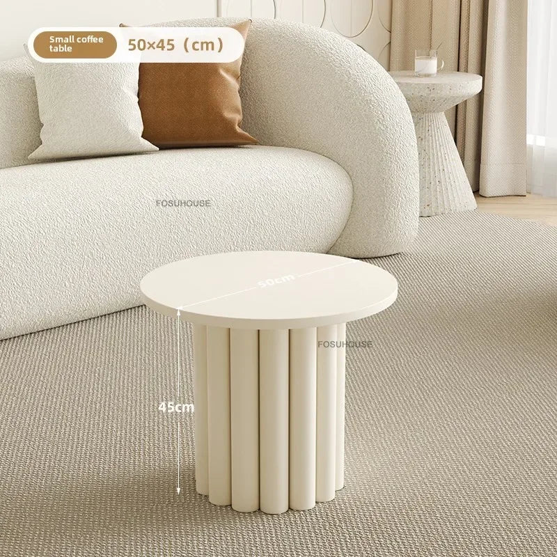 Luxurious Nordic Cream Lamb Velvet Sofa Bed - Modern Curved Design for Your Living Room and Bedroom