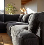 Transform Your Living Space with Our Modern L-Shaped Fluffy Sectional Sofa - The Ultimate Comfort for Your Home!