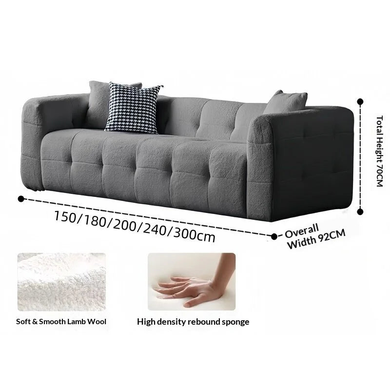 Transform Your Living Space with Our Customizable L-Shaped Velvet Sofa - Hand-Tufted Design and Integrated Sponge for Ultimate Comfort in Multiple Colors