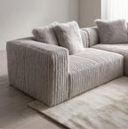 Transform Your Living Space with Our Modern L-Shaped Fluffy Sectional Sofa - The Ultimate Comfort for Your Home!