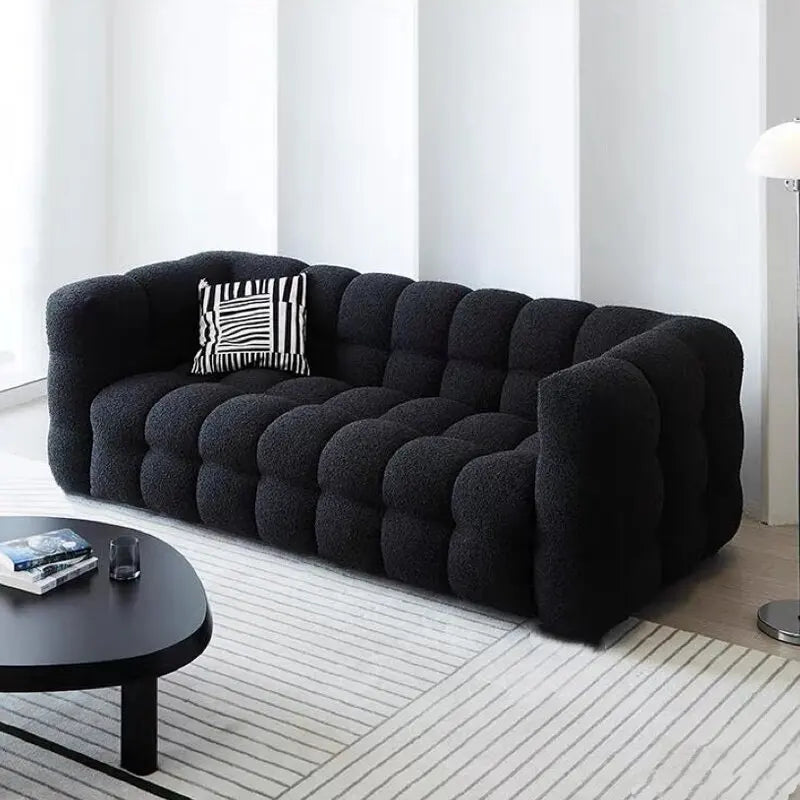 Transform Your Living Space with Our Customizable L-Shaped Velvet Sofa - Hand-Tufted Design and Integrated Sponge for Ultimate Comfort in Multiple Colors