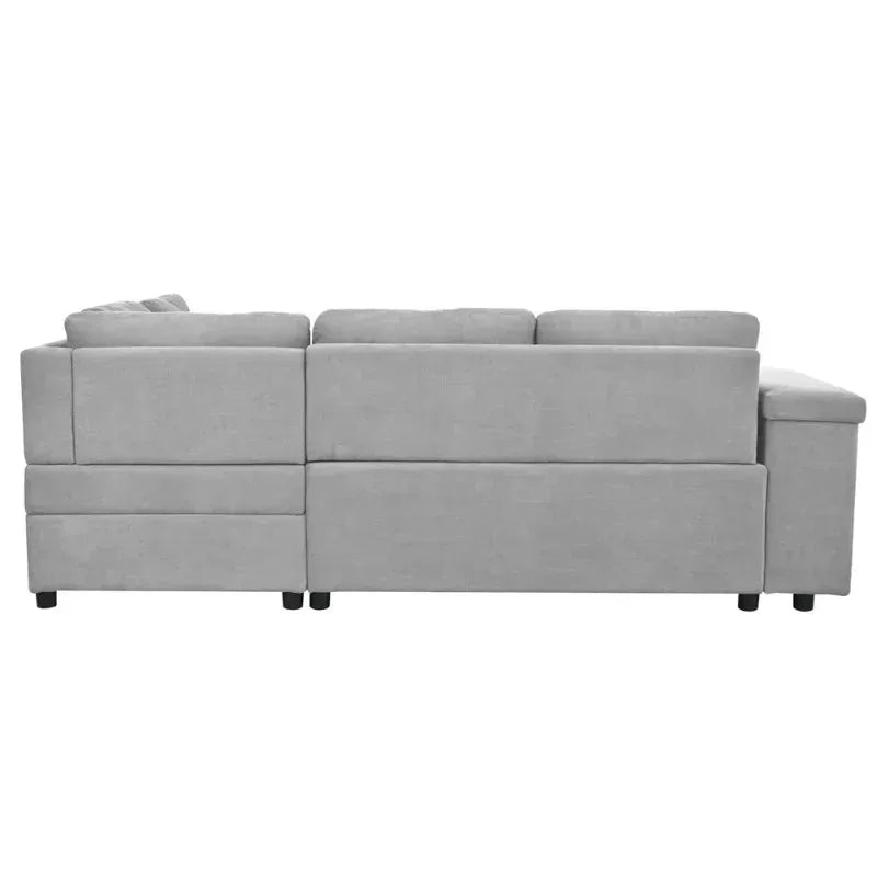 # Multi-Functional Modern Pull Out Corner Sofa Bed Living Room Furniture for with Storage and Table