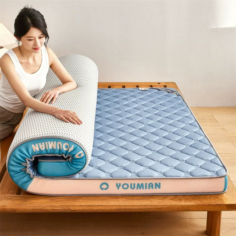 Latex Memory Foam Mattress Soft Pad Single Bed for Bedroom Student Dormitory Home Use Sponge Tatami