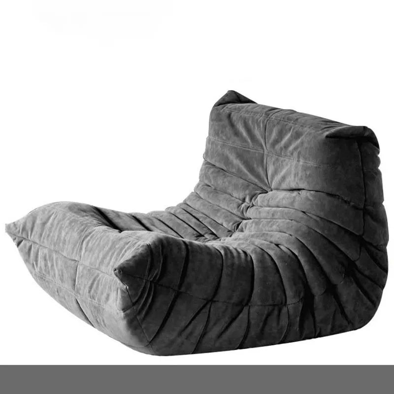 Single Seat Foam Armless Couch Chair Lazy Floor Sofa Fireside Bean Bag Chair Sofa Lounger for Living Room Bedroom Chair