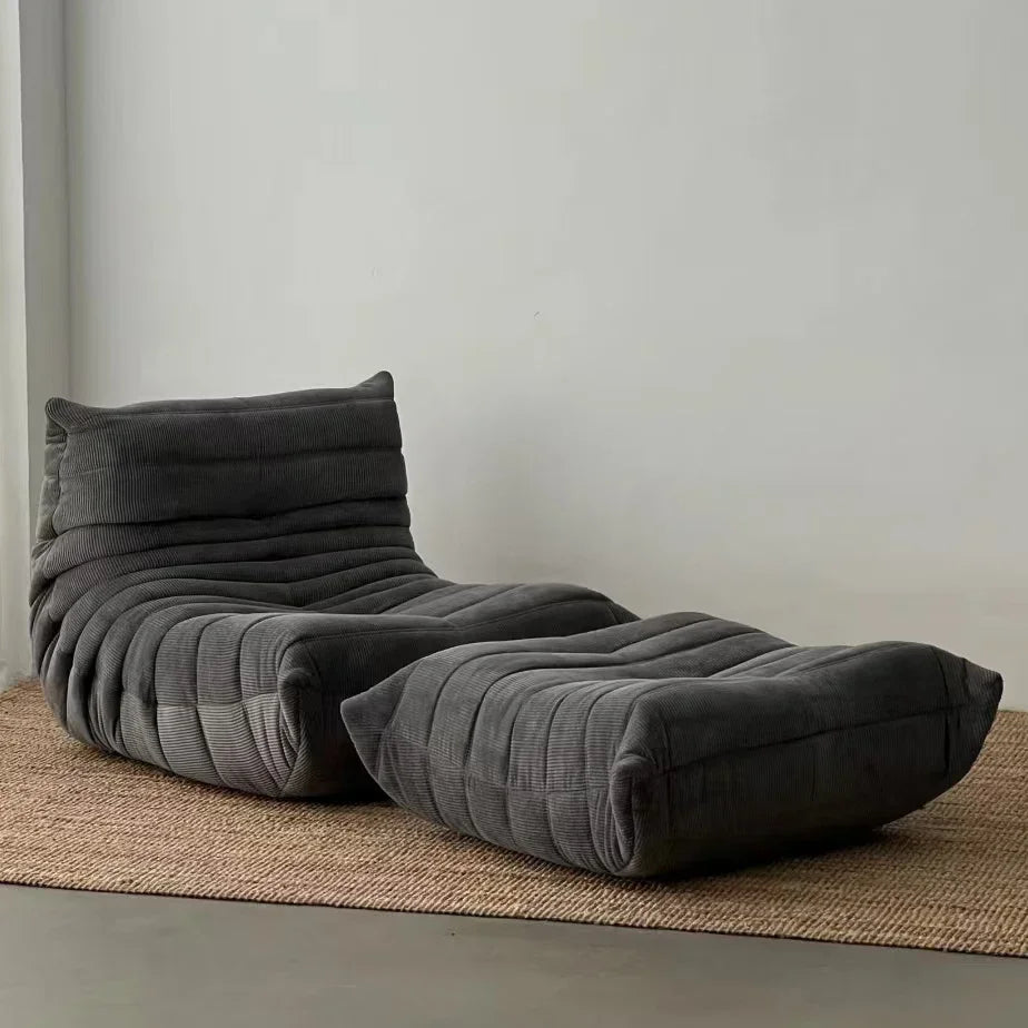 Bean Bag Chair Bean Bag Sofa Adults Comfortable Couch Corduroy Single Sofa Soft Comfy Floor Chairs Living Room Bedroom