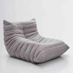 Single Seat Foam Armless Couch Chair Lazy Floor Sofa Fireside Bean Bag Chair Sofa Lounger for Living Room Bedroom Chair